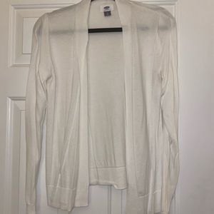 Old Navy White Cardigan